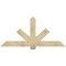 Ekena Millwork Kennewick Rough Sawn Timber Gable Bracket, Douglas Fir, 72"W x 33"H x 4"D x 6"F, 11/12 Pitch GBW072X33X0406KEN00RDF - alternate 1